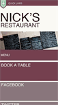 Mobile Screenshot of nicks-restaurant.co.uk